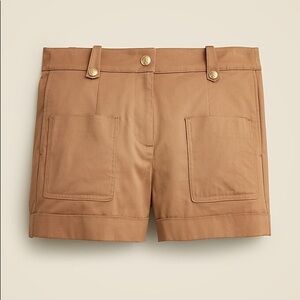 J crew patch pocket chino short size 8